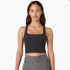 Beyond Yoga Spacedye Square Neck Cropped Tank